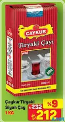 ÇAYKUR TİRYAKİ SİYAH ÇAY 1 KG